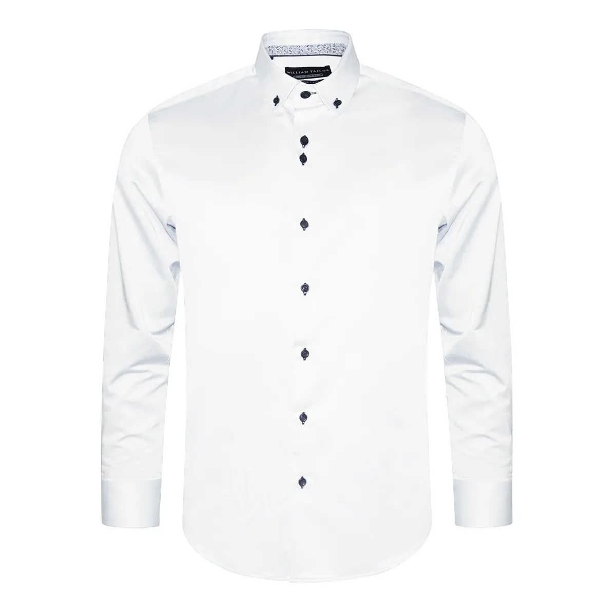 William Tailor Grattan Stretch Shirt Whi