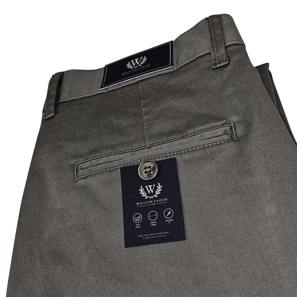 William Tailor Memphis Chino - Sage
