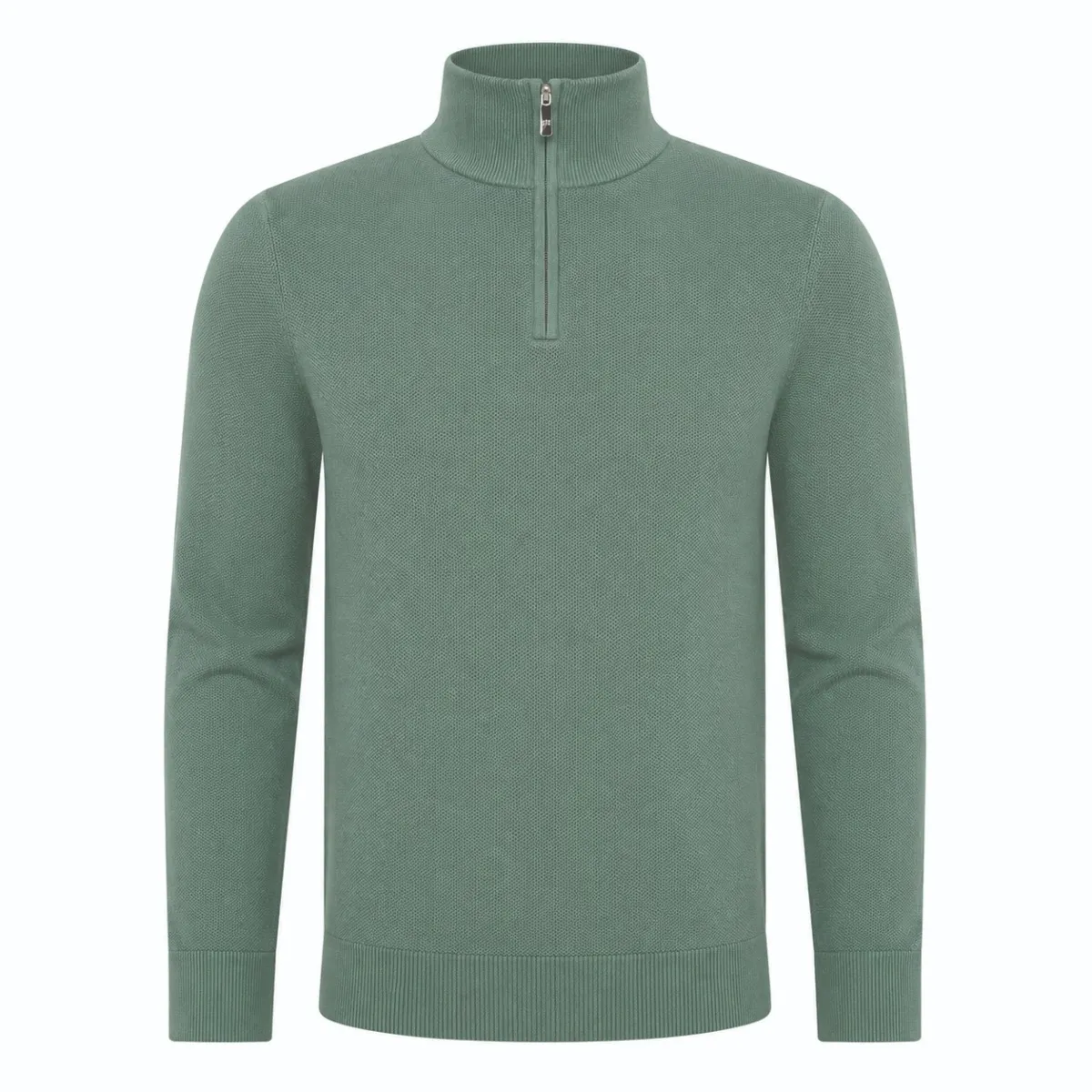William Tailor Rokin Textured Knit Silver Pine