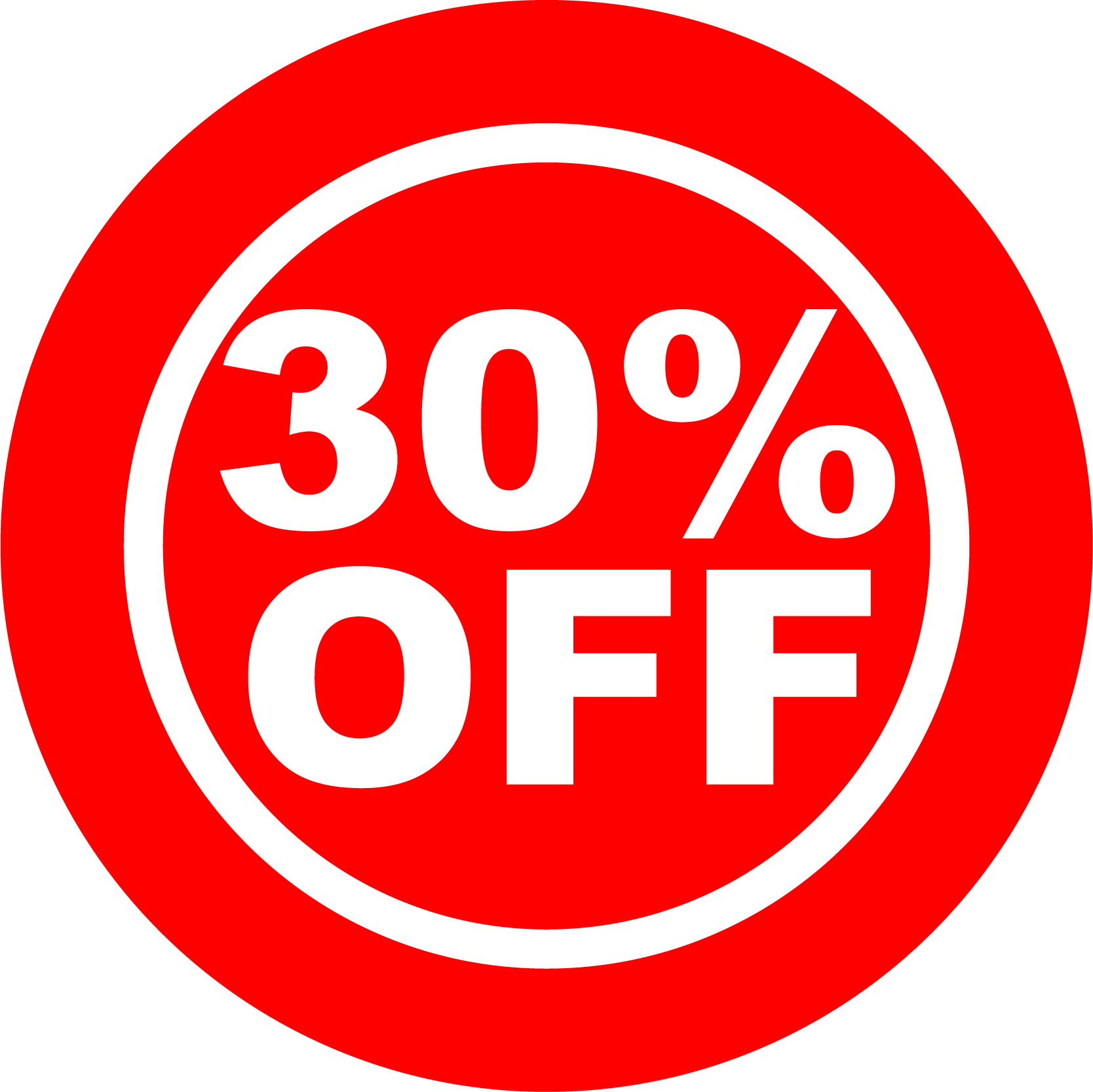 30% Label