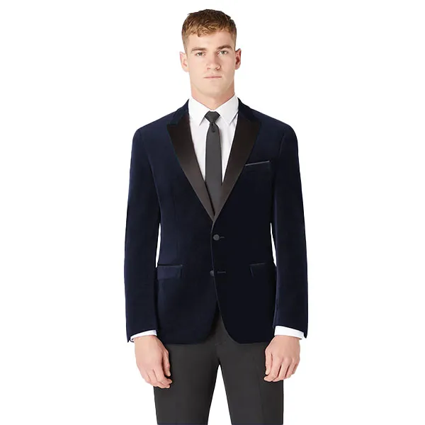 Remus Uomo Monti Velvet Jacket Navy