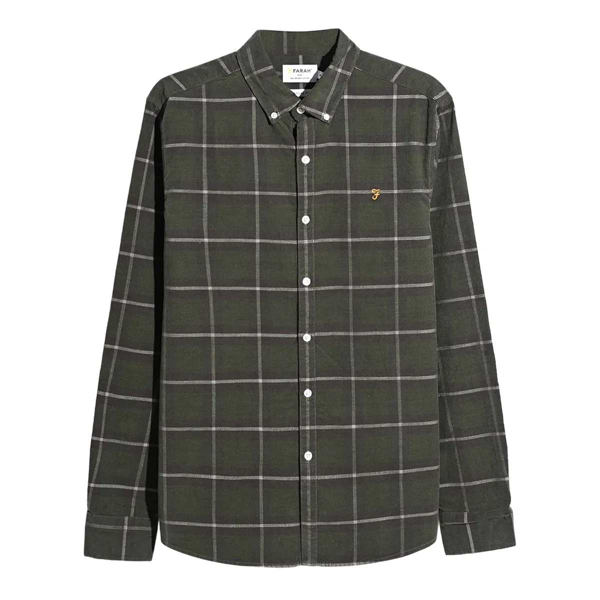 Farah LS Maverick Check BD Shirt Rosemary
