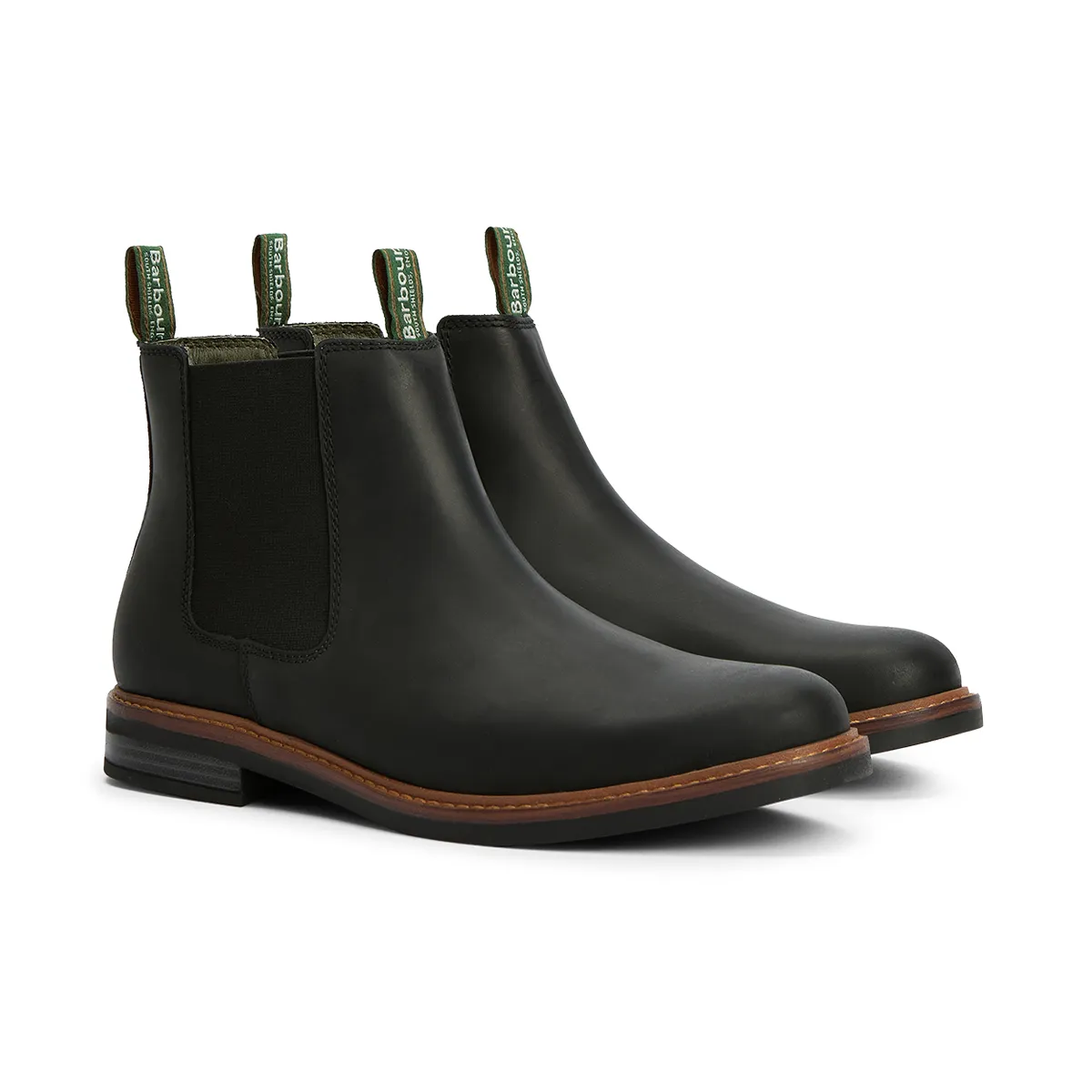Barbour Farsley Leather Boot Black