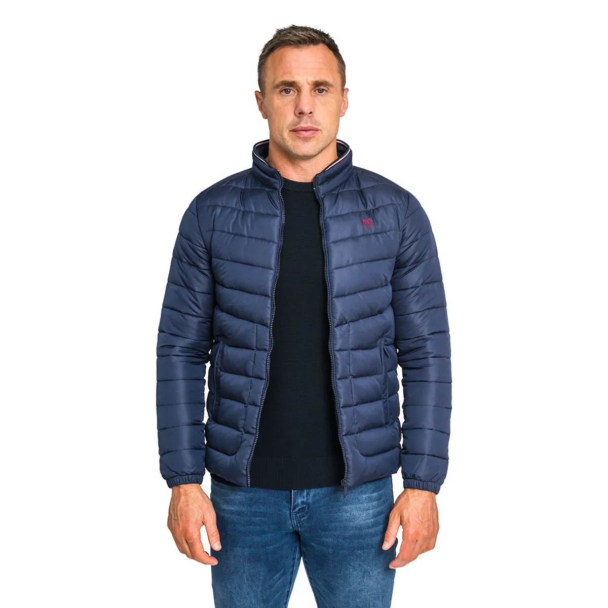 XV Kings Sydenham Puffer Jacket Cobalt Ocean