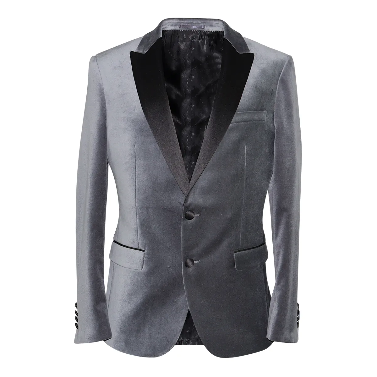Remus Uomo Monti Velvet Jacket Grey