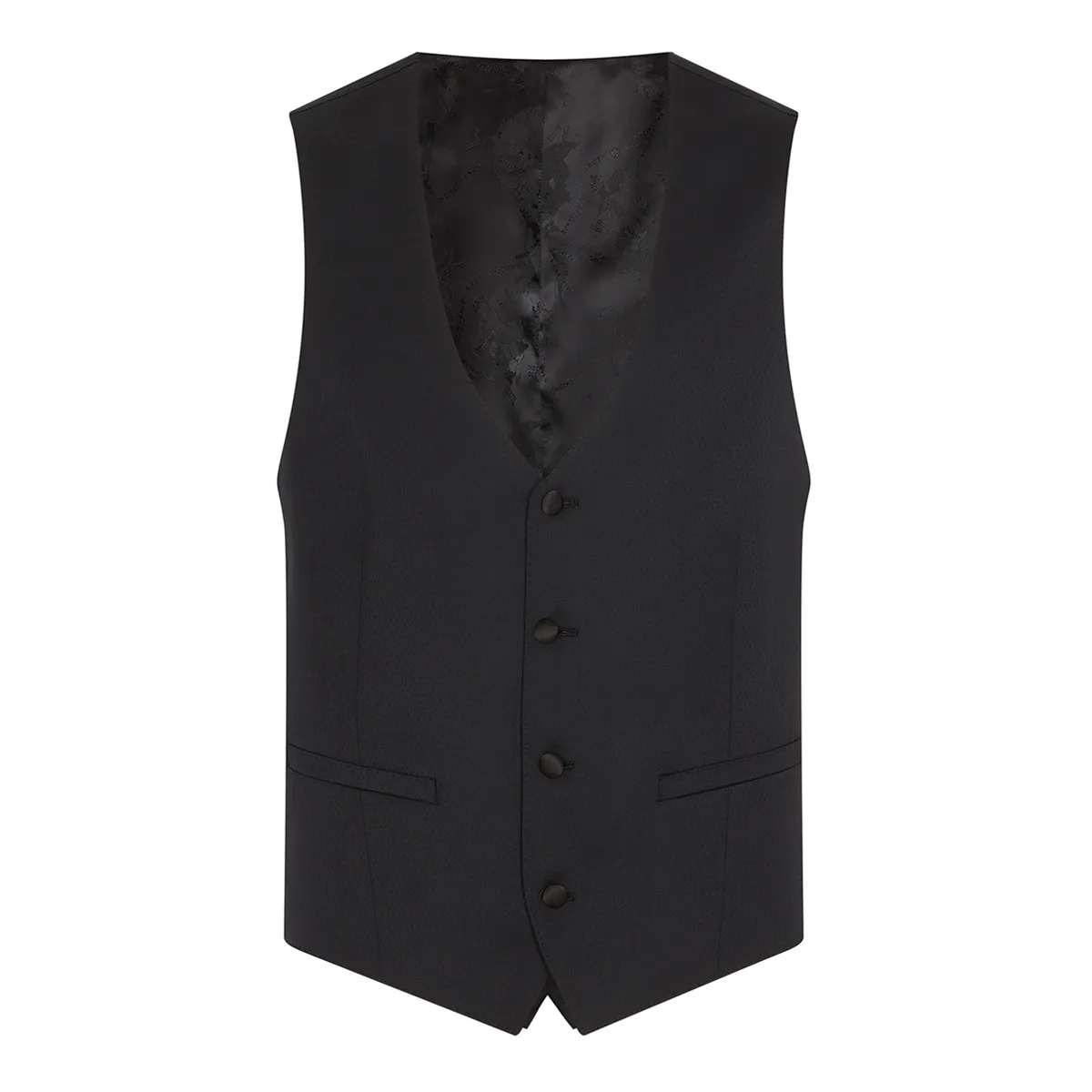 Remus Uomo Rocco Waistcoat Black