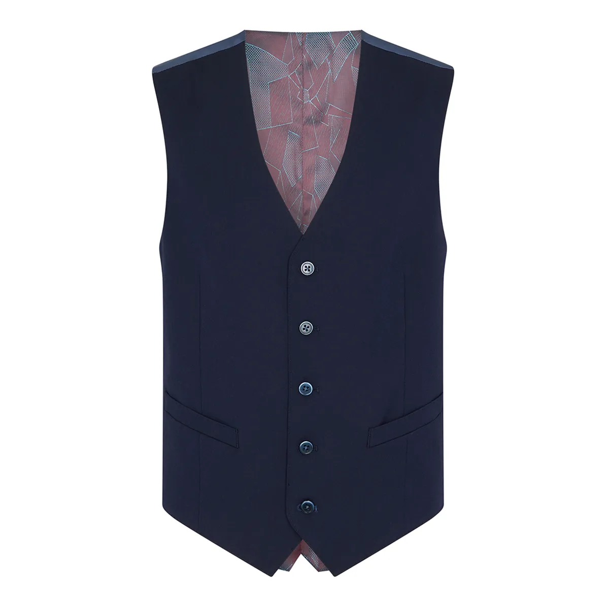 Remus Uomo Palucci Waistcoat Blue