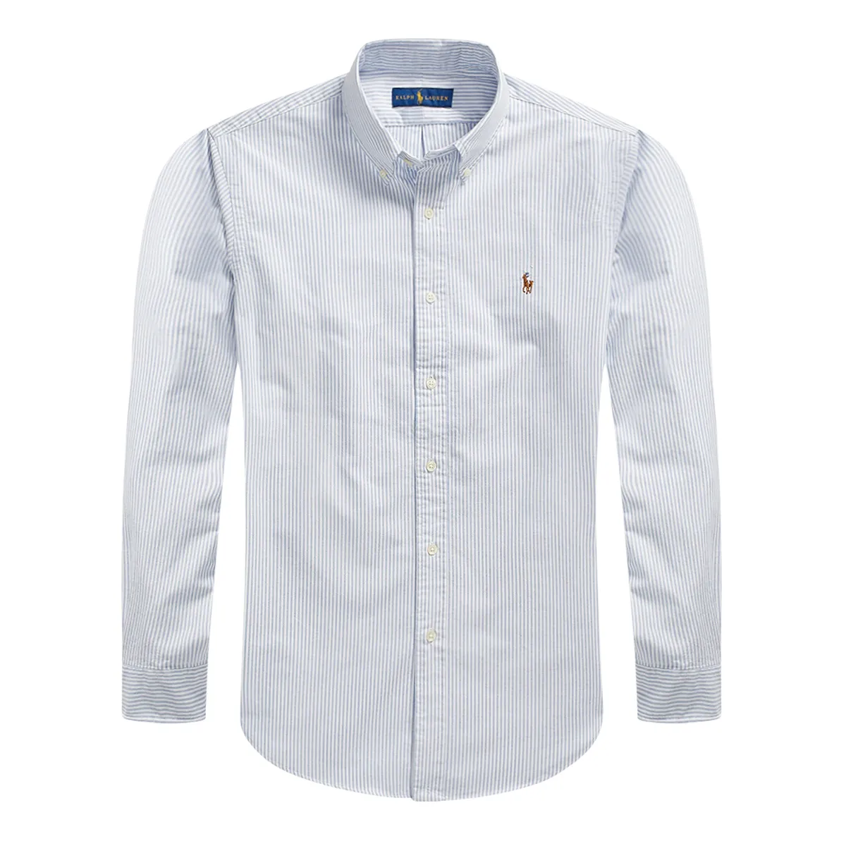Ralph Lauren Custom Fit Stripe Shirt Blu