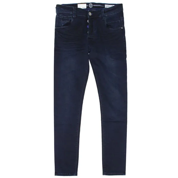 Eto Hyper Stretch Jeans In Navy