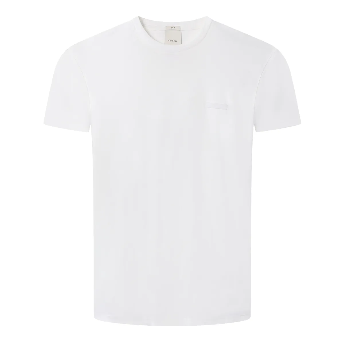 Calvin Klein SS Slim Supima T-Shirt Bright White - YAF