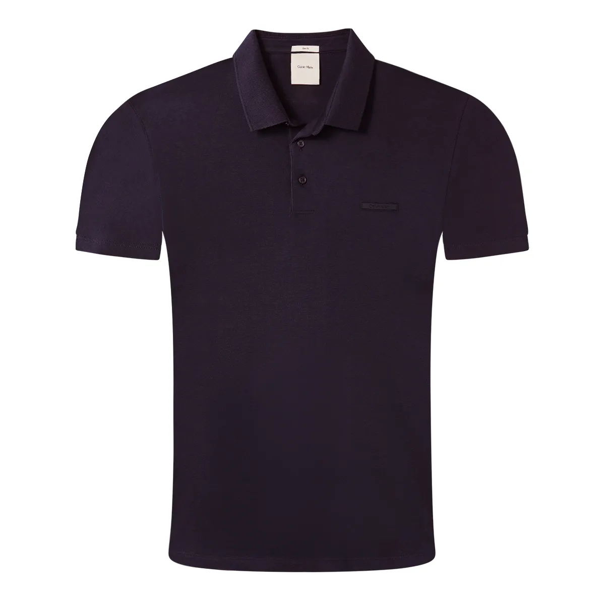 Calvin Klein SS Supima Logo Polo Dark Sapphire - cef