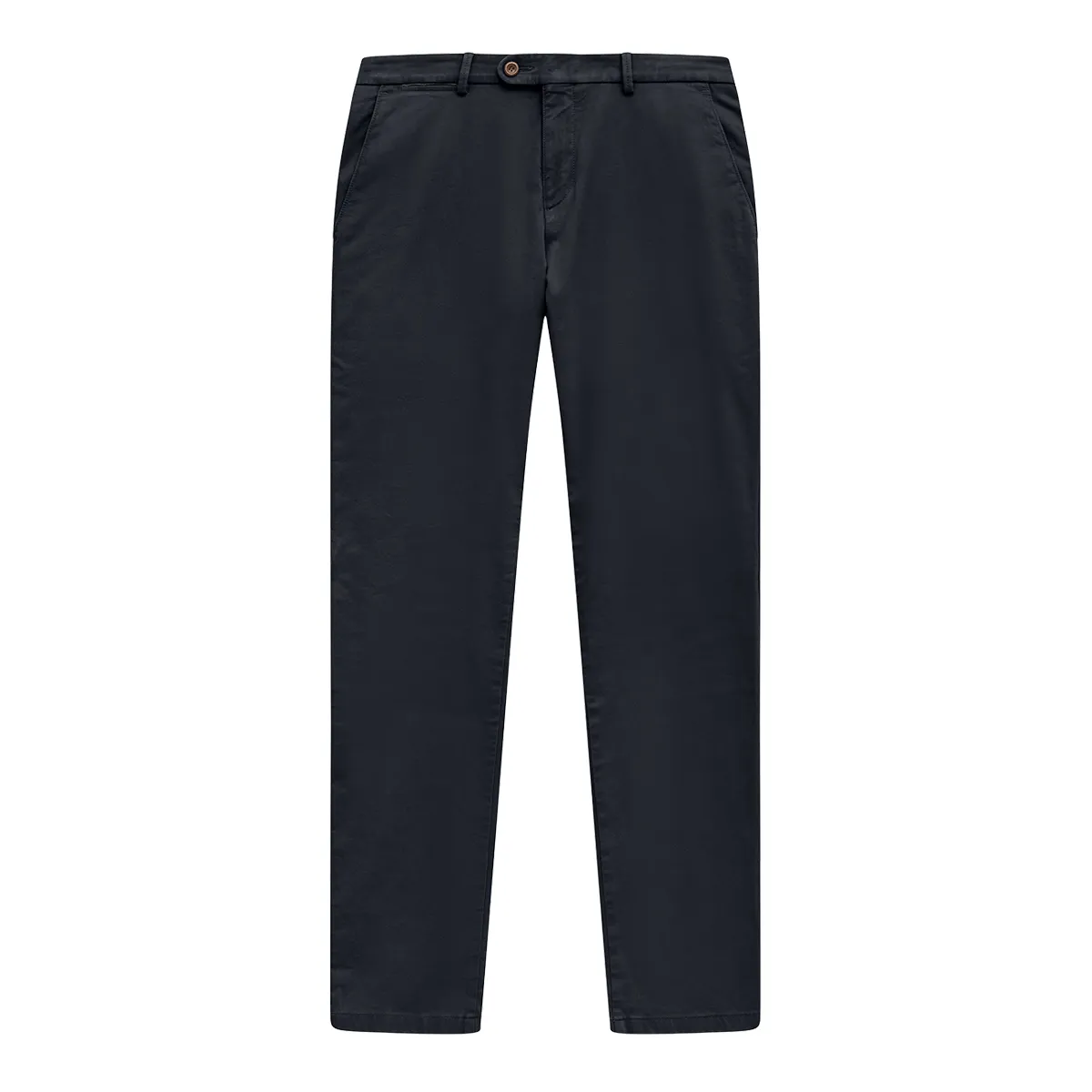 Bugatti Modern Fit Luxury Chino in Navy Blue - 370