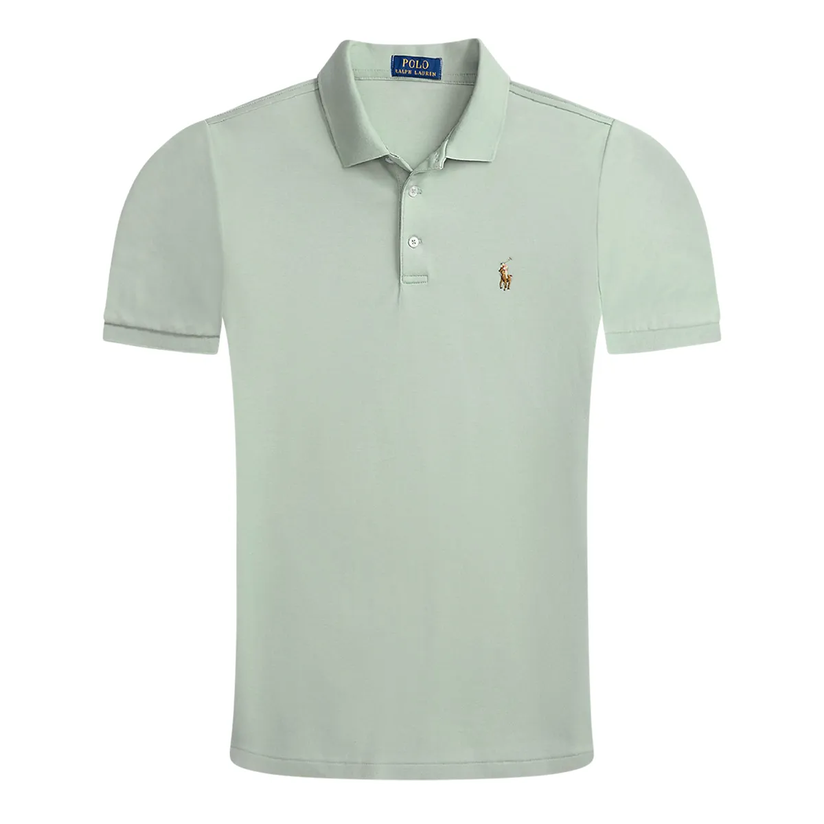 Ralph Lauren SS Pima Cotton Polo Shirt Green - 504