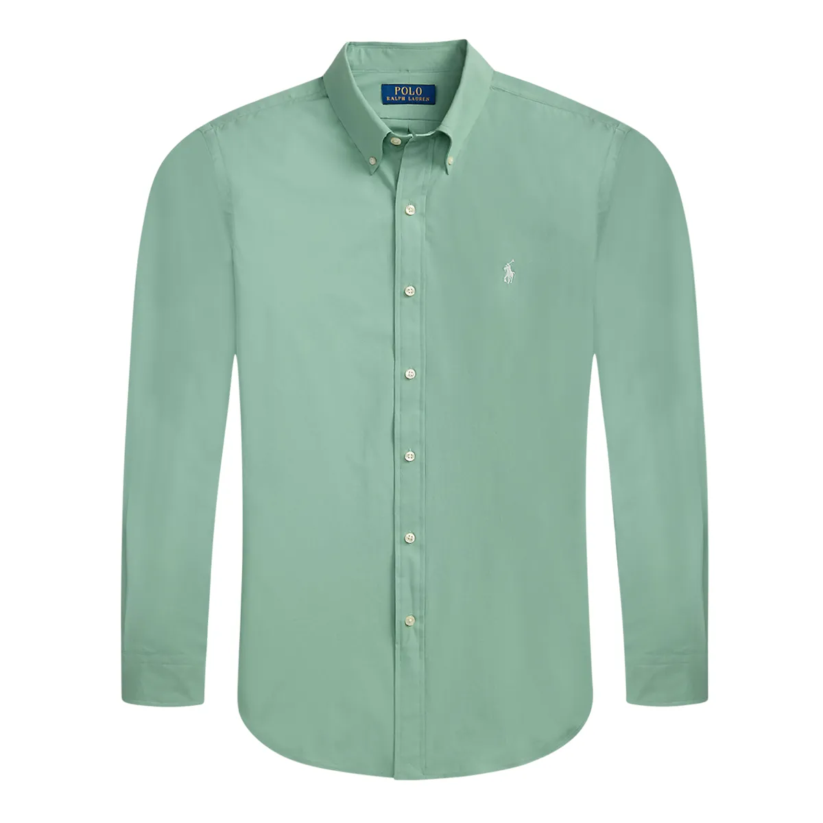 Ralph Lauren LS Custom Sport Shirt Faded Green - 504