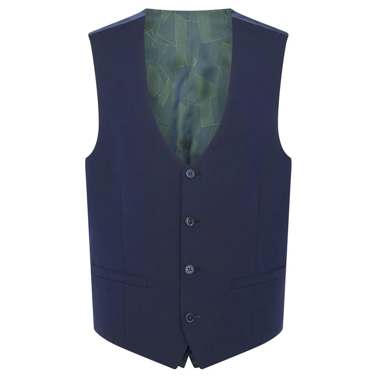 Remus Uomo Mix To Fit Waistcoat Navy