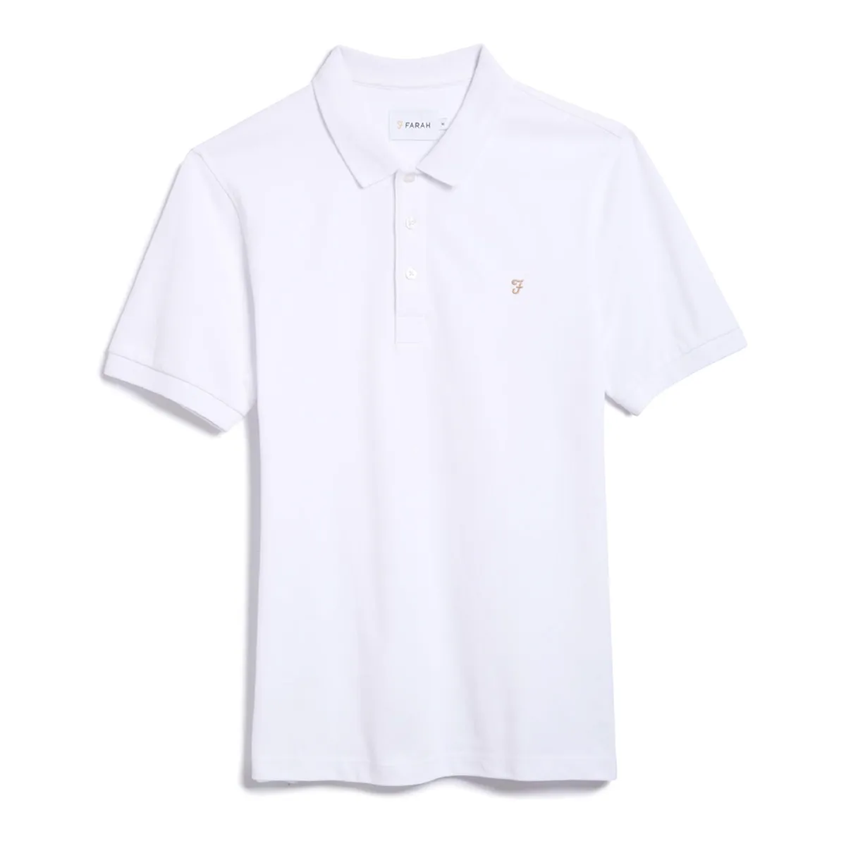 Farah Blanes SS Polo White