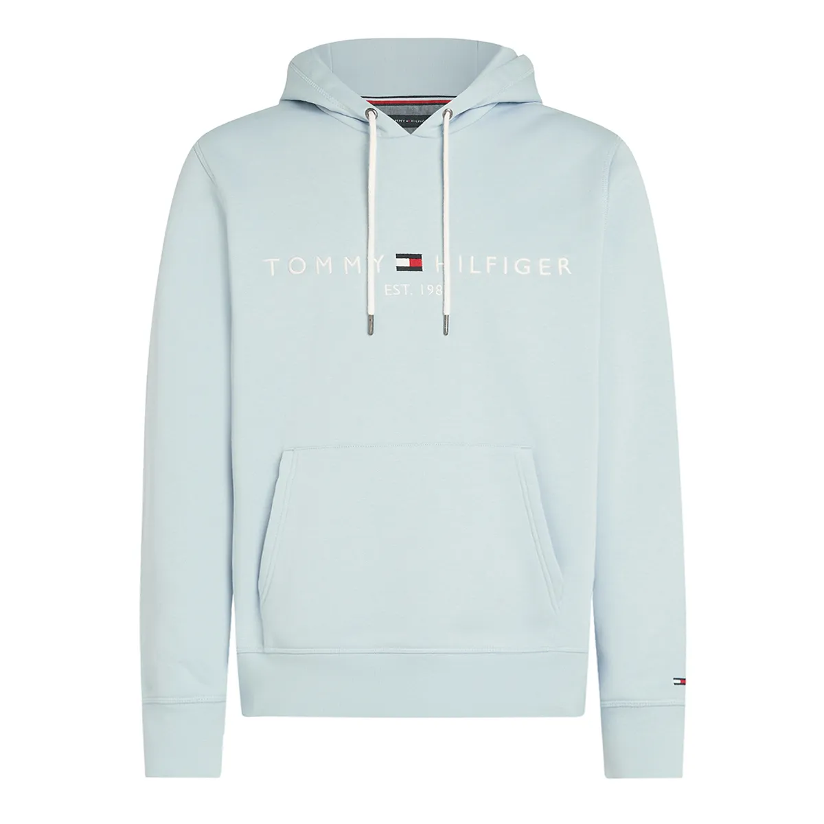 Tommy Hifiger Logo Hoodie Breezy Blue