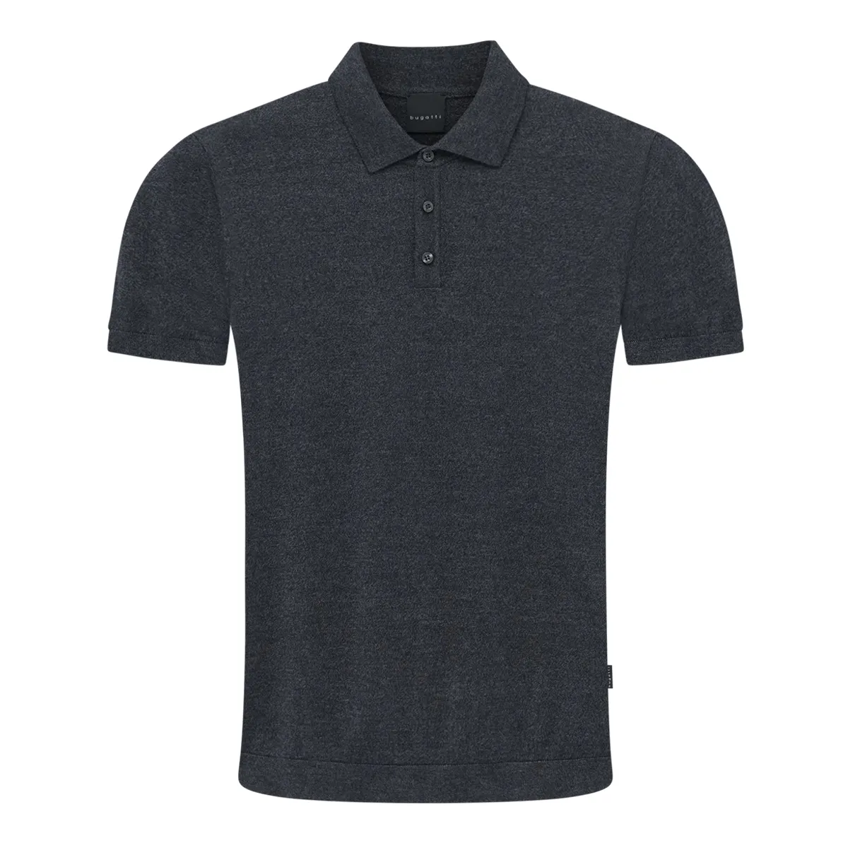 Bugatti SS Knit Polo Shirt Navy Blue - 390
