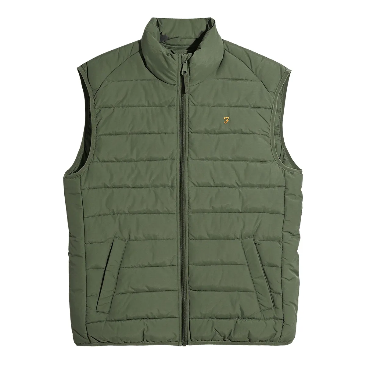 Farah Kennedy Wadded Gilet Rosemary