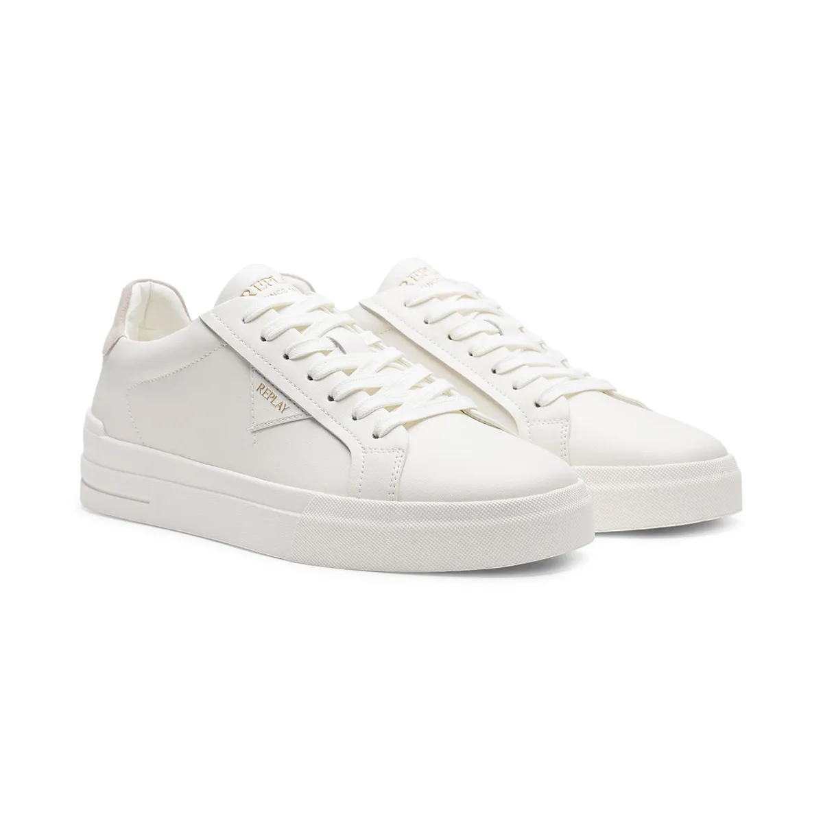 Replay Evan Class Trainer Off White Beige