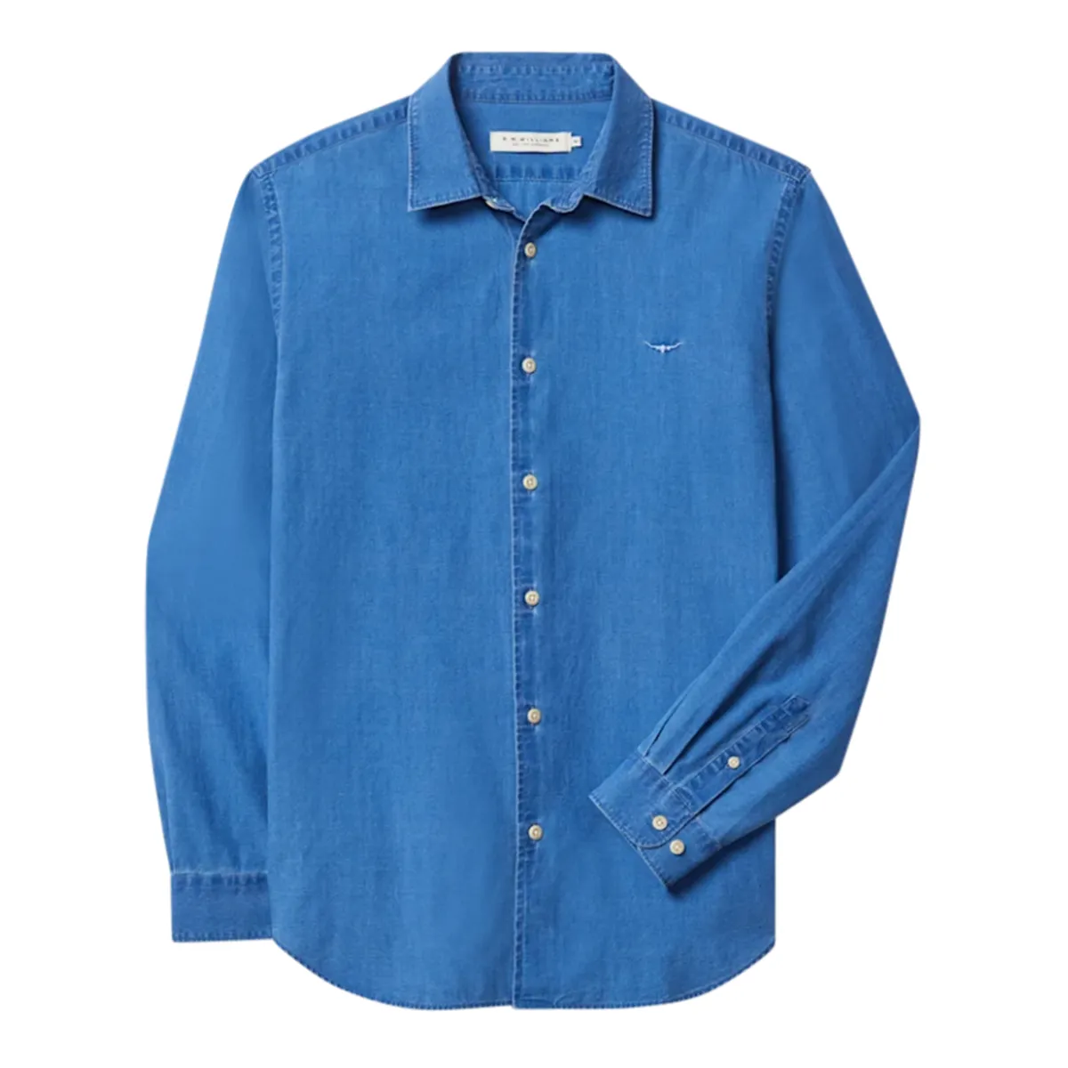 R.M.Williams Arno Regular Indigo Shirt Aged Indigo